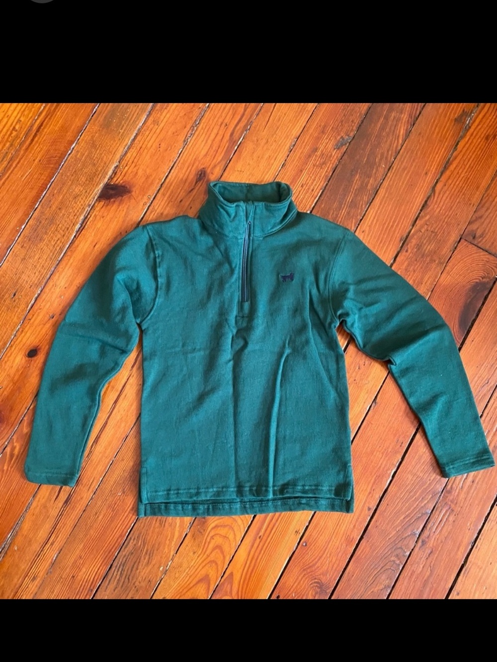 Jack Thomas Hunter Green 1/4 Quarter Zip Pull Over Size 5 NWT